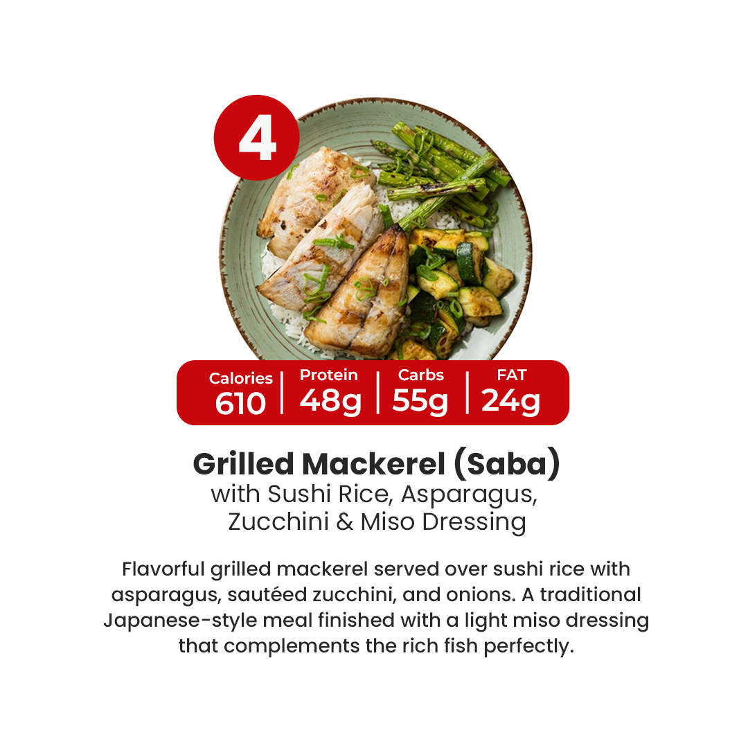EXCLUSIVE 5 (+1 FREE) MEAL PLAN